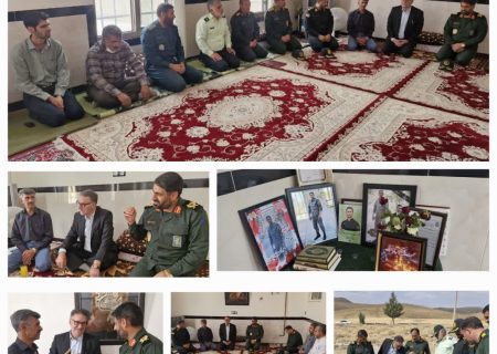 دیدارفرمانده سپاه حضرت ابوالفظل(ع)لرستان باخانواده های شهدا