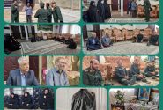 دیدار فرمانده سپاه ناحیه دلفان با خانواده پاسدار شهید «حسین محمودی» در دلفان